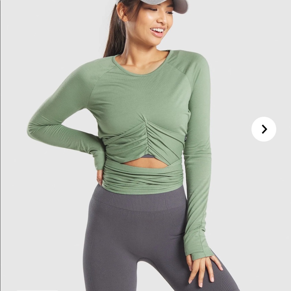 Gymshark long sleeve crop top